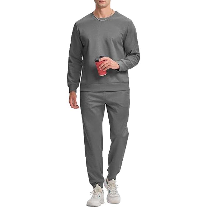 sweatshirt and joggers set gray