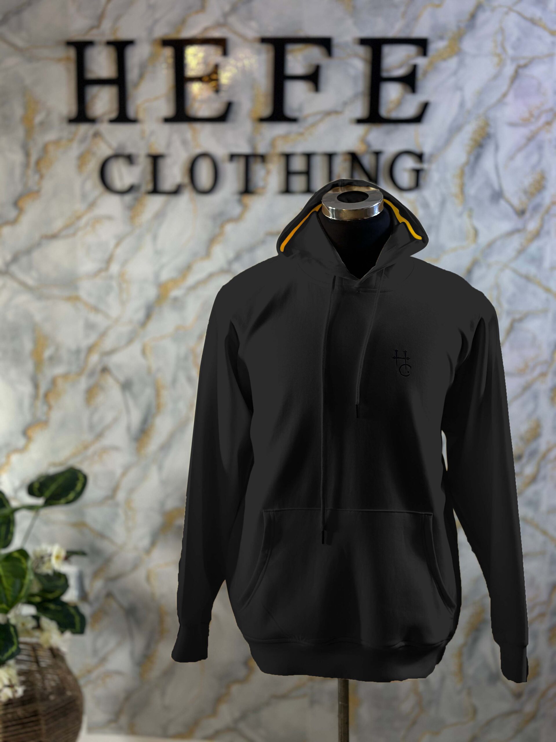 Plain HC Hoodie Black