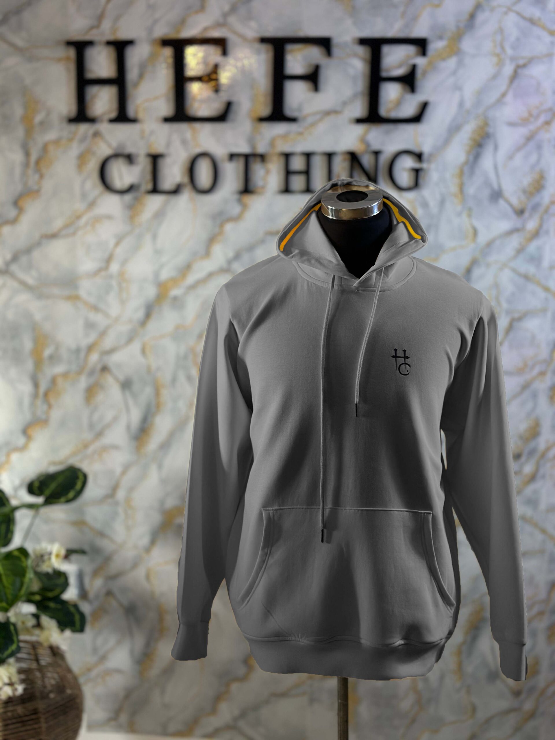 Plain HC Hoodie Gray