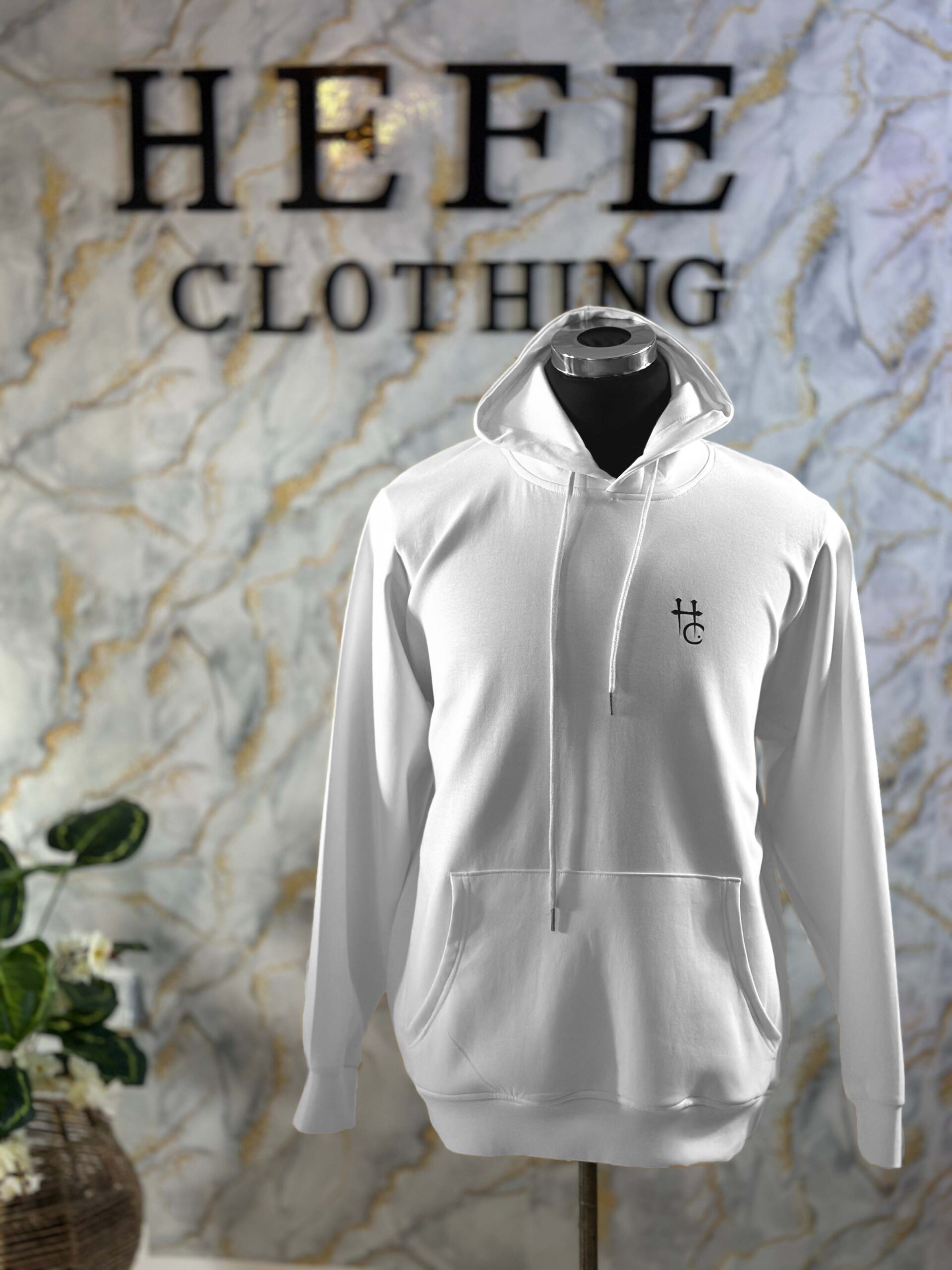 Plain HC Hoodie White