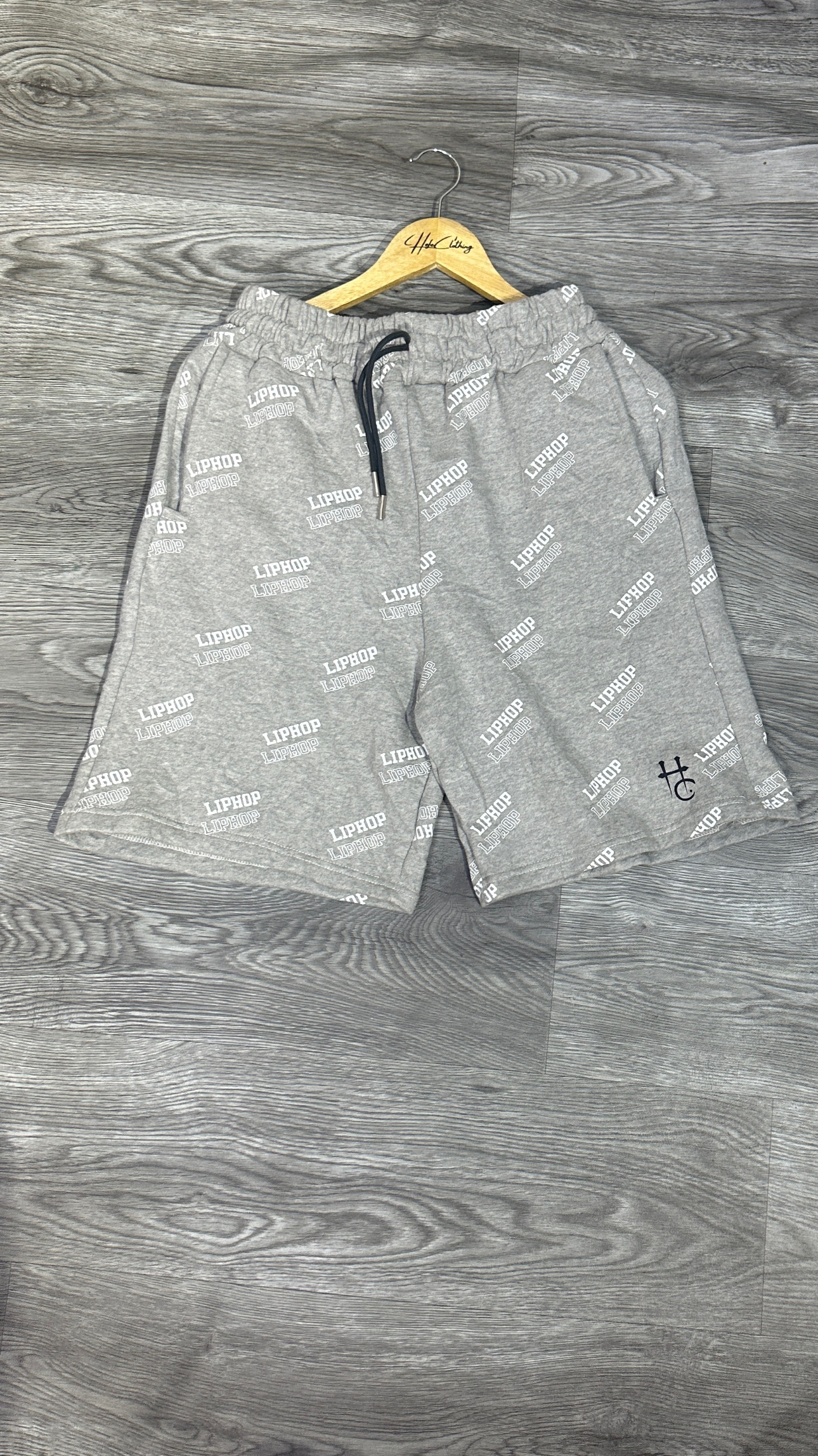 Unisex LIPHOP Lounge Shorts – Minimalist Streetwear Comfort - Image 3
