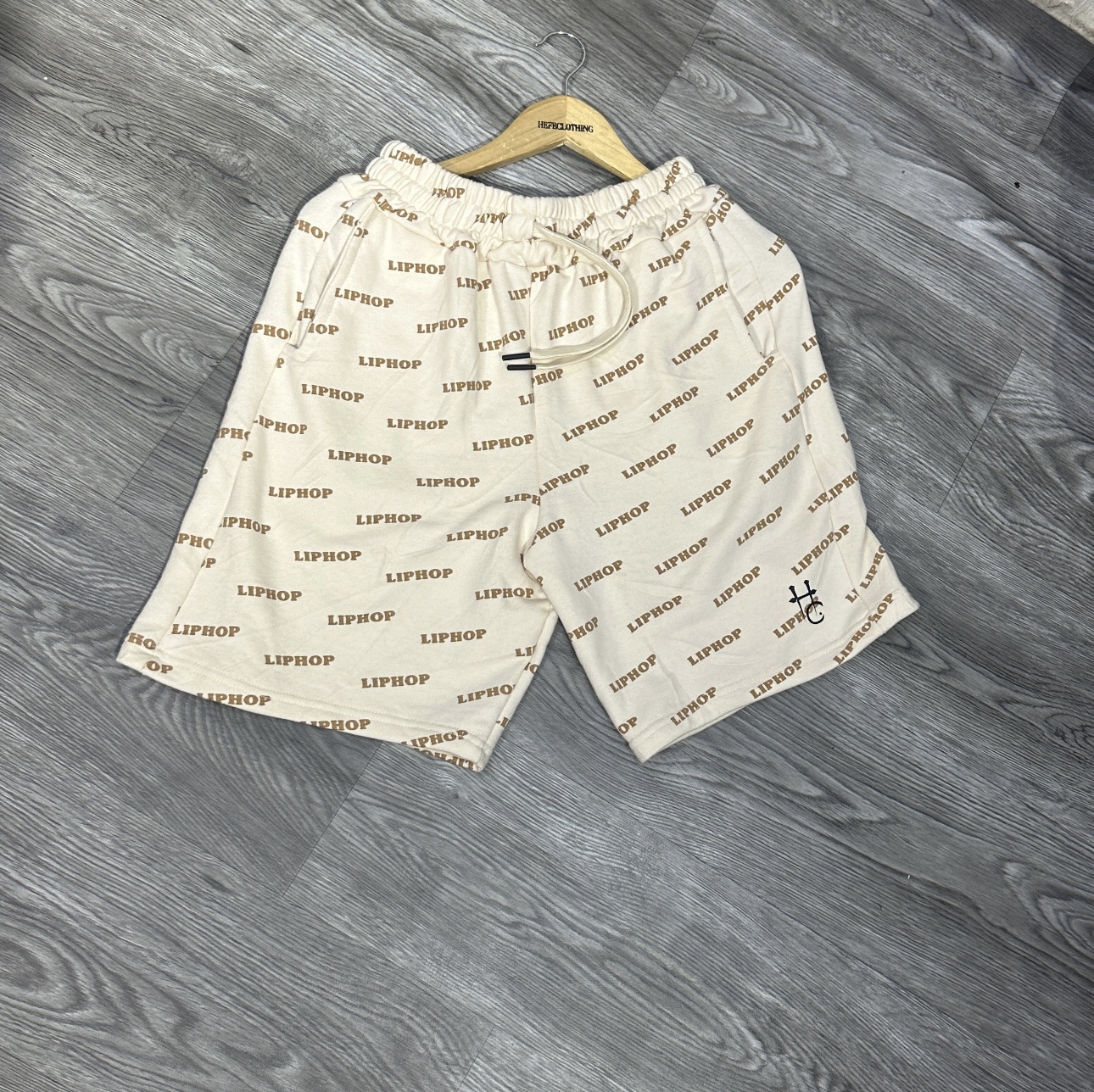 Unisex LIPHOP Lounge Shorts – Minimalist Streetwear Comfort - Image 2